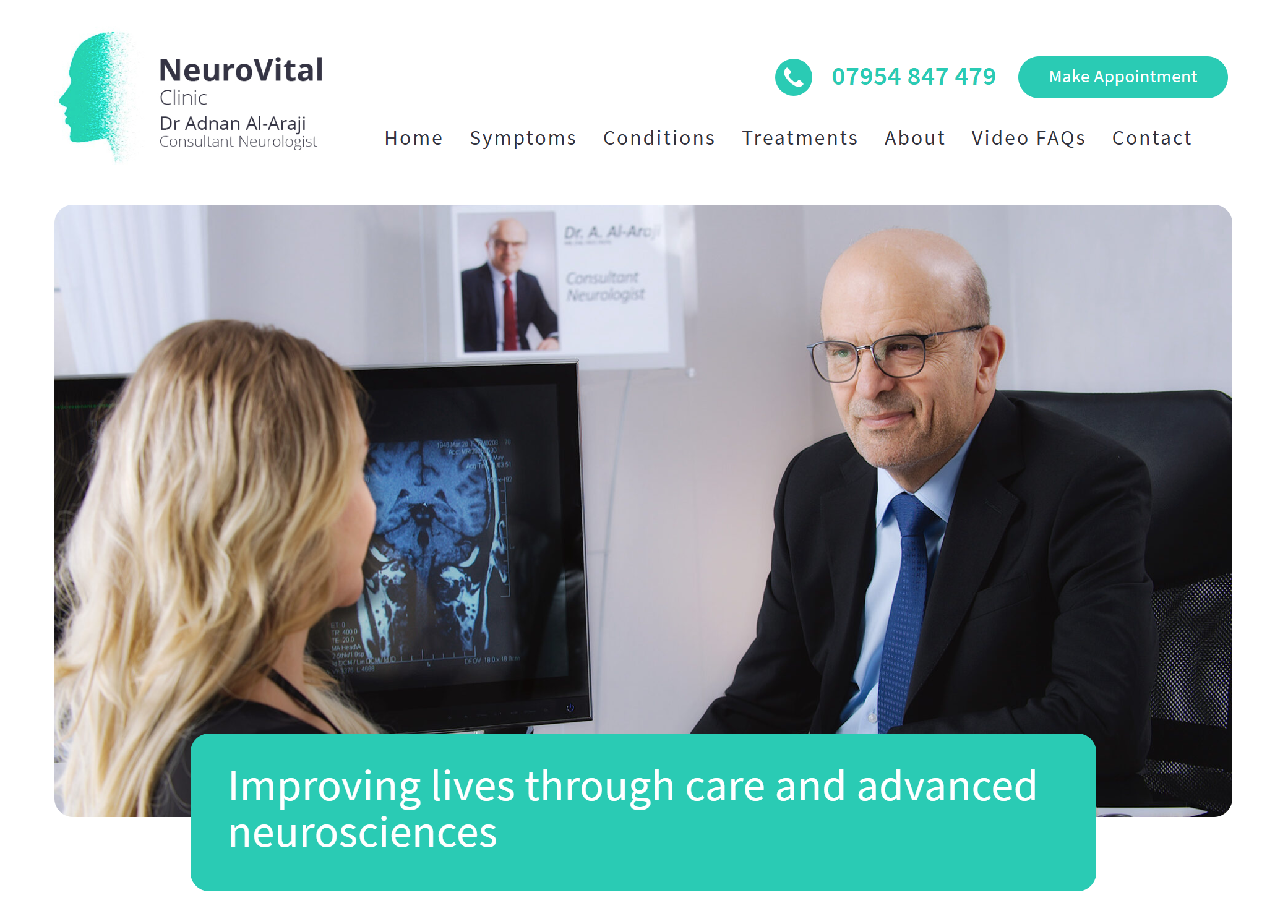 NeuroVital Clinic website
